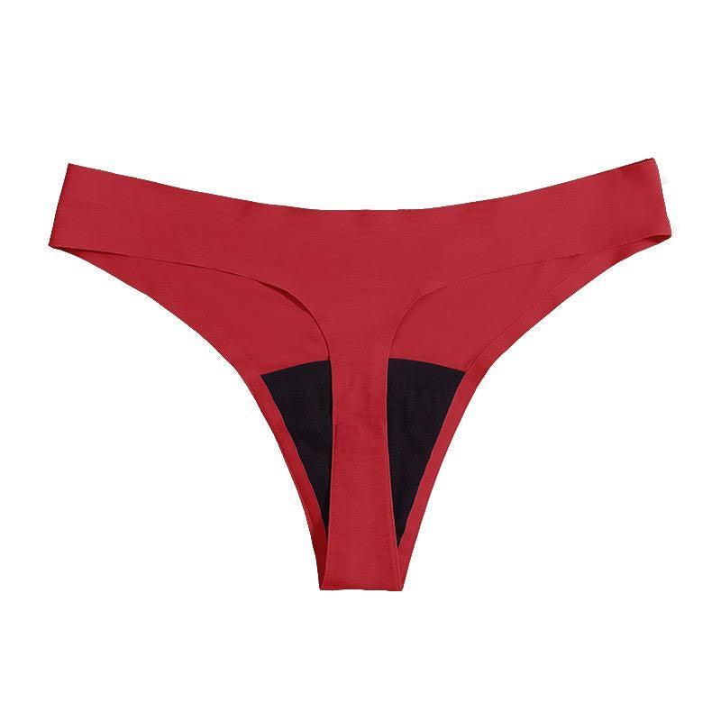 Traceless underwear with built-in pad